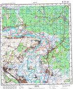 Сборник топографических карт СССР. N37-044. РЫБНОЕ    86-87