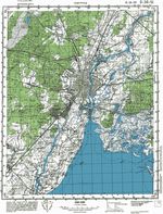 Сборник топографических карт СССР. O36-051. НОВГОРОД 66-83-87