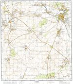 Сборник топографических карт СССР. N-37-054-c 1980 1982 серебряные пруды
