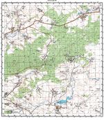 Сборник топографических карт СССР. N-37-064-b 1989 1992 красный яр