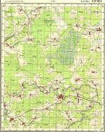 Сборник топографических карт СССР. O-37-068-б