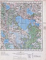 Предвоенные карты РККА Квадрат N-35-042