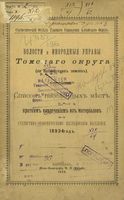 Волости и инородныя управы Томского округа 1893-4 годов