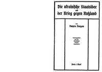 Die Ukr Staats Idee Krieg Geg Russland