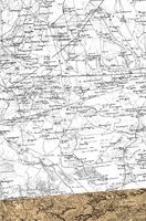 Топографическая карта Беларусии (карты Шуберта). Квадрат 52 20x6 20