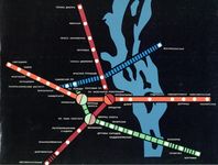 Схема линий Киевского метро (1985 год)