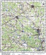 Сборник топографических карт СССР. N36-048. КОНДРОВО 83-85