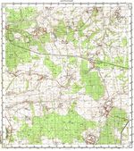 Сборник топографических карт СССР. N-37-073-г центральный