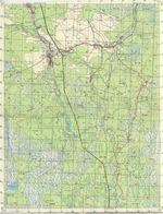 Сборник топографических карт СССР. O-36-023-c 19xx 1987 васьково