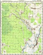 Сборник топографических карт СССР. O-37-070-б