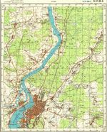 Сборник топографических карт СССР. O-37-089-б