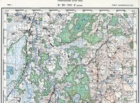 Предвоенные карты РККА Квадрат O-35-118-D-nord