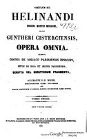 Пётр из Риги; Эгидий Парижский; Одо из Сюлли (епископ Парижский); Гунтер (монах-цистерцианец); Хелинанд Фруадмонский