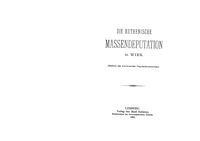 Die Ruthen Massendeputation In Wien