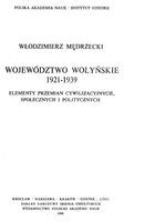 Wojewodztwo wolynskie 1921-1939