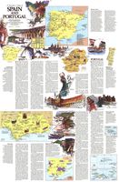Spain and Portugal - A Traveller`s Map 2 (1984)