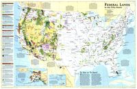USA - Federal Lands in the Fifty States (1996)