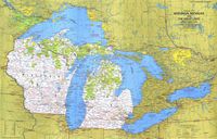 USA - Wisconsin, Michigan ,Great Lakes 1 (1973)