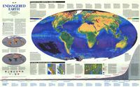 World Map - Endangered Earth